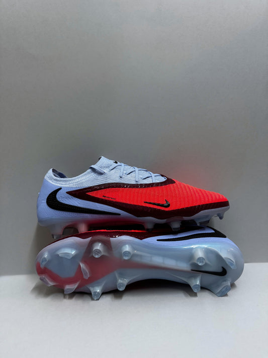 Nike Phantom 6 Low Elite FG Rot/Hellblau