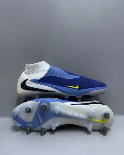 Nike Phantom 6 High Elite SG Blau/Weiß