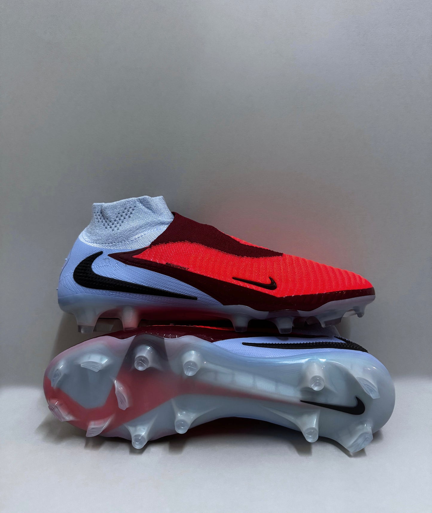 Nike Phantom 6 High Elite FG Rot/Hellblau
